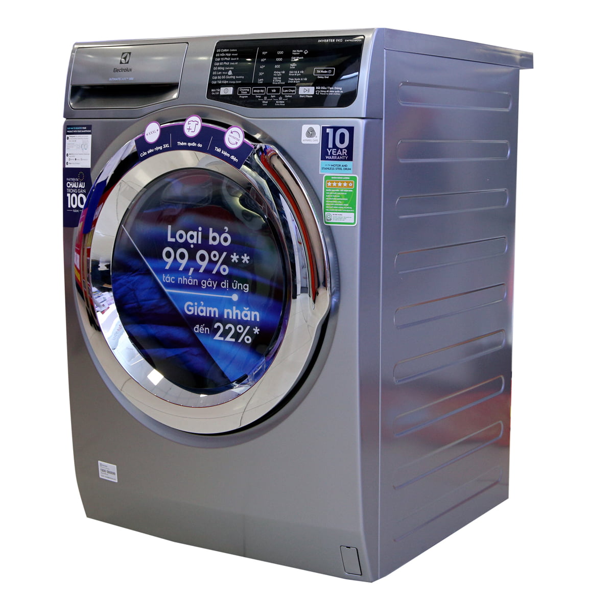 Máy giặt Electrolux Inverter 9 kg EWF9024P5SB - giá tốt, có trả góp